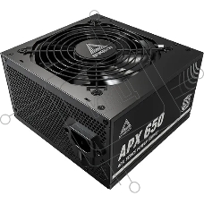 Блок питания Montech APX 650 (XWYA11-650W), 650 Вт, 80 PLUS WHITE, 120 мм, немодульный, чёрный