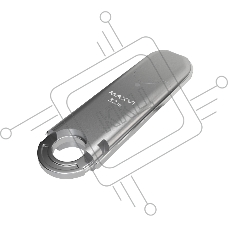Флешка USB Maxvi P2 (FD32GBUSB20C10P2 silver), 32Gb, USB 2.0, R/W 12/5, серебристый