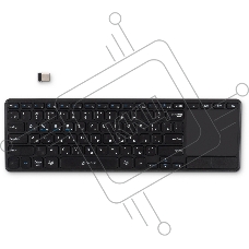 Клавиатура Оклик K614W черный USB беспроводная slim Multimedia Touch (1979327)
