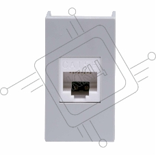 Розетка компьютерная DKC Viva 45138 RJ-45 кат.5E, 1 мод., серая