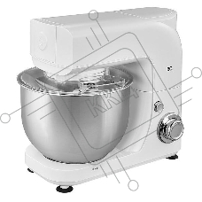 Планетарный миксер BQ MX520 White. Макс. мощность: 1600 Вт, Регулировка скорости: 6 скоростей + импульсный режим