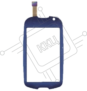 Сенсорное стекло (тачскрин) для Samsung Galaxy Music GT-S6010, синее