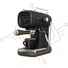 Кофеварка эспрессо BQ CM2005 черный, исп. кофе - молотый, 0.6 л, 1100 Вт, 20 Бар.