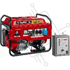 Генератор ЗУБР СБА-7000 бензиновый с автозапуском, 7000 Вт