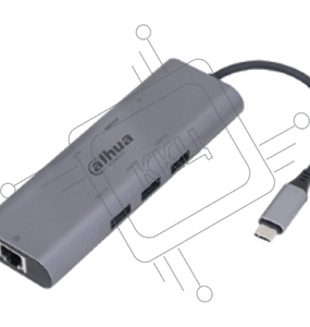 DAHUA  Док станция 8 in 1 USB 3.1 Type-C to USB 3.0 + HDMI + RJ45 + SD/TF + PD Docking Station