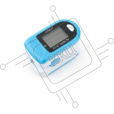 Пульсоксиметр Energenie EG-PO2W, белый с синим