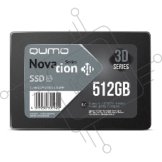 Накопитель SSD QUMO Novation 3D, 512GB, SATA III, 2.5