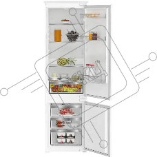 Встраиваемый холодильник Hotpoint HBH 20 белый двухкамерный 220/69л морозилка снизу
