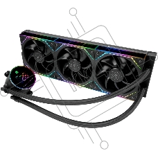 Система жидкостного охлаждения Thermalright Frozen Magic 360 Digital V2 (360мм, LED temp., Black, ARGB/Fans: 3x120мм, 68.9CFM, 28.2dBA, 2000RPM/Pump height 54.4мм, Rad thickness 27мм/S: 1700, 1200, 1851, 115X, AM5, AM4)