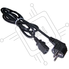 Шнур питания Lanmaster LAN-PP13/SHA-1.5-BK C13-Schuko проводник.:3x0.75мм2 1.5м 220В 10А черный