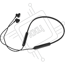 Наушники вкладыши Hoco ES67 черный беспроводные bluetooth шейный обод