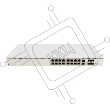 Коммутатор Mikrotik CRS320-8P-8B-4S+RM Cloud Router Switch with dual-core 800 MHz CPU, 256 MB RAM, 98DX226S switch chip, 17 x Gigabit Eth ports (8 x 802.3af/at, 8 x 802.3bt PoE-out), 4 x 10G SFP+ ports, RouterOS L5, 1U rackmount enclosure, 600W PSU