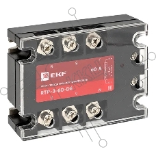 Реле твердотельное трехфазное RTP-60-DA PROxima EKF rtp-3-60-da