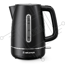 Чайник BRAYER BR6103BK 2200Вт, 1.7л, черный