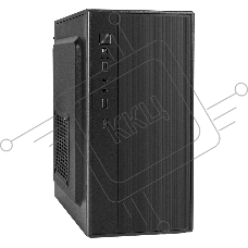 Корпус Minitower ExeGate BAA-408 (mATX, без БП, 2*USB, HD Audio, черный)