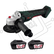 Профессиональная бесщеточная ушм (болгарка) аккумуляторная KLPRO KLAT18B-80 (18В, Li-ion-2шт, 8.0А·ч, 115мм, М14, 8500 об/мин З/У,сумка) Профессиональная бесщеточная ушм (болгарка) аккумуляторная KLPRO KLAT18B-80 (18В, Li-ion-2шт, 8.0А·ч, 115мм, М14, 8500 об/мин З/У,сумка)