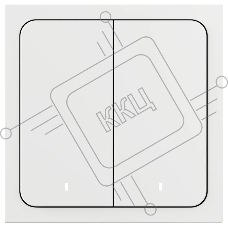 Умный выключатель Яндекс, 2 клавиши, Zigbee