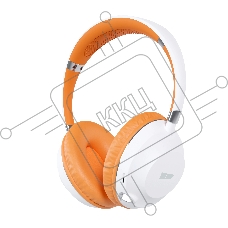 Наушники беспроводные накладные MORE CHOICE (4610196406225) HW34S White Orange
