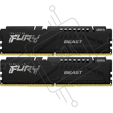 Оперативная память DDR 5 DIMM 64Gb PC44800, 5600Mhz, Kingston FURY Beast Black XMP CL40 (KF556C40BB-64) (retail)