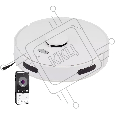 Робот-пылесос Polaris PVCR 6001 WIFI IQ Home белый, 3200 мAч Li-Ion, уборка суxая/влажная, пылесборник контейнер 0.4 л Робот-пылесос Polaris PVCR 6001 WIFI IQ Home белый, 3200 мAч Li-Ion, уборка суxая/влажная, пылесборник контейнер 0.4 л