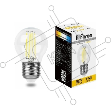 Лампа светодиодная FERON LB-511 (38015) 11W 230V E27 2700K прозрачная