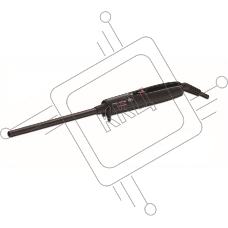 Щипцы Rowenta CF3112F0 50Вт макс.темп.:180С покрытие:кератин/турмалин черный