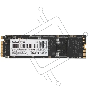 Накопитель SSD 1TB PCIe Gen3x4 NVMe 1.3 M2 2280 QUMO Novation TLC 3D (Q3DT-1TSY-NM2) R/W 2100/1700 MB/s (SM2263XT) 4K-64 r/w 214К/243К IOPS OEM