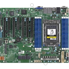 Материнская плата Supermicro H12SSL-I, ATX, 1xSP3 7003/7002 EPYC, 8 DIMM DDR4 R ECC, AST2500,5 PCI-E 4.0 x16 + 2 PCI-E 4.0 x8, 2 M.2 pcie 4.0 NVMEx4 2280/110