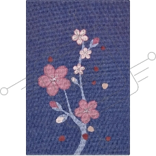 Блокнот Moleskine LIMITED EDITION SAKURA LESU08QP062BOX 130х210мм, обложка текстиль, 176 страниц, нелинованный, подарочная коробка, синий, 2025