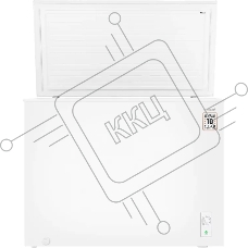 Морозильный ларь Weissgauff WFH-300 Inverter, белый, 293л