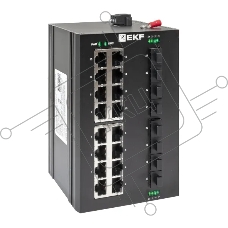 Коммутатор EKF TSX-U-8GX/SFP-16GT, 16×1 Гбит/с + 8×1 Гбит/с SFP, неуправляемый