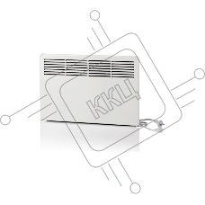 Конвектор ENSTO FinnHeat EPHBM05PR белый, 500 Вт, 8 м2, термостат