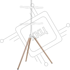 Подставка для телевизора Cactus CS-ST1246WTBCH белый/береза, 45