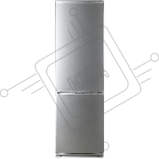 Холодильник Atlant ХМ-6024-080 серебристый двухкамерный 246/101л морозилка снизу