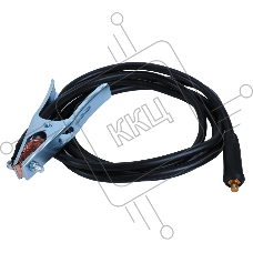 Кабель сварочный ELITECH 0606.000300 3м DX25 16кв мм зажим на массу