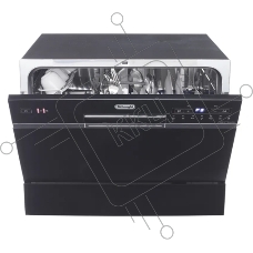 Посудомоечная машина DeLonghi DDW07T Crisolita, черный, 55 см, 6 компл., 49 дБ, класс A+