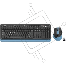 Клавиатура + мышь A4Tech Fstyler FGS1035Q клав:черный/синий мышь:черный/синий USB беспроводная Multimedia (FGS1035Q NAVY BLUE)