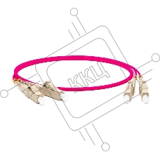 Кабель оптический Hyperline FC-D2-504-LC/PR-LC/PR-H-20M-LSZH-MG Патч-корд волоконно-оптический (шнур) MM 50/125, OM4, LC-LC, duplex, 10G/40G, LSZH, 20м