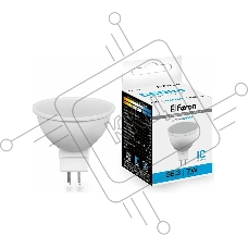 Лампа светодиодная FERON LB-26 (25237) 7W 230V G5.3 6400K MR16 матовая