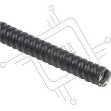 Металлорукав Р3-ЦПнг-15 (50м) с протяжкой черный Iek CMP10-15-050