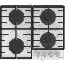 Газовая варочная панель Gorenje GT642AXW, 4 конфорки, закаленное стекло, белый