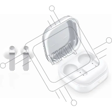Наушники TWS Samsung Galaxy Buds4 SM-R540 White CAU