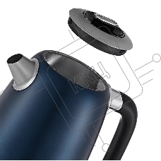 Чайник электрический Kitfort KT-6121-3 1.7л. 2200Вт синий (корпус: нержавеющая сталь/пластик)