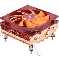 Кулер для процессора Thermalright AXP-90 X47 Full (4-pin PWM, 32mm, Cu/Cu, 4x6mm, 1x92mm, 42.58CFM, 22.4dBA, 2700RPM, S: 1851/1700/1200/115X, AM5/AM4, orange, red)