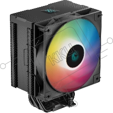 Кулер для процессора DEEPCOOL AG500 DIGITAL ARGB черный, 120 мм, алюминий/медь, 1950 об/мин, 29.4 дБ, 4 pin, 240 Вт, 158 мм