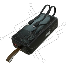 Портативный аккумулятор More choice (4620202550637) PB55-30 с кабелем 1USB 3.0A 22.5W PD - 30000mAh черный Портативный аккумулятор More choice (4620202550637) PB55-30 с кабелем 1USB 3.0A 22.5W PD - 30000mAh черный