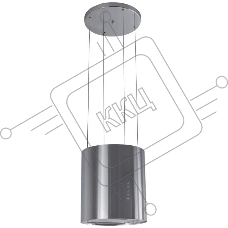 Вытяжка каминная MBS Petunia 135 Island Inox нержавеющая сталь управление: кнопочное (1 мотор)