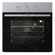 Встраиваемый духовой шкаф электрический Gorenje BO6727E03NX, черный/серебристый