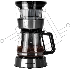 Кофеварка капельная Redmond CM700 черный, исп. кофе - молотый, 1.2 л, 900 Вт