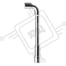 Торцевой ключ L-образный Deli DL4210 10мм Материал Cr-V